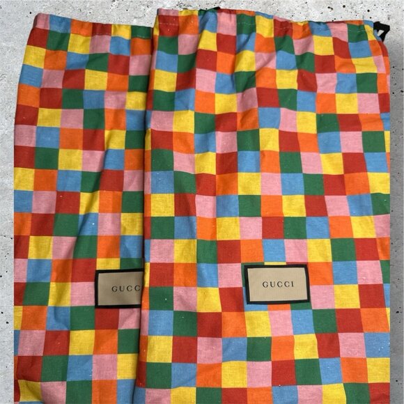 Gucci Rython GG Multicolor Monogram Canvas Men's Sneakers - Picture 12 of 13